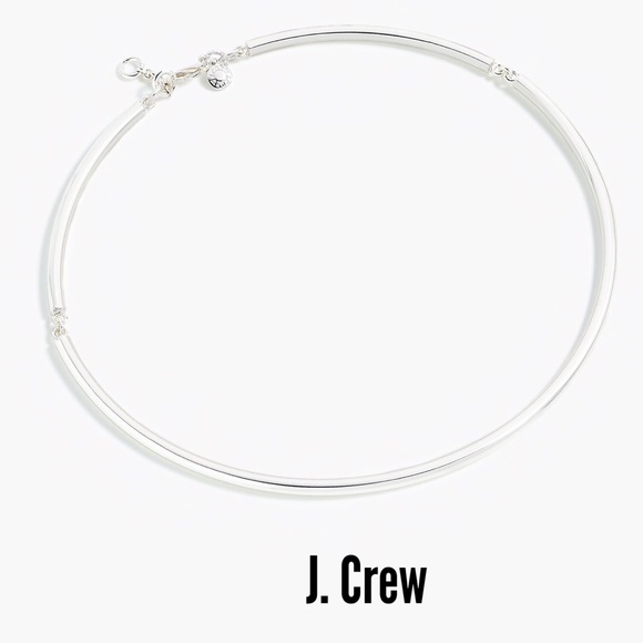 J. Crew Jewelry - NWT J. CREW Simple Silver Collar Necklace